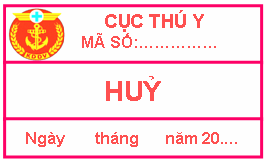Quyết định 48/2005/QĐ-BNN của Bộ Nông nghiệp và Phát triển nông thôn về việc quy định mẫu dấu kiểm soát giết mổ, tem kiểm tra vệ sinh thú y