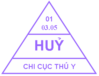 Quyết định 48/2005/QĐ-BNN của Bộ Nông nghiệp và Phát triển nông thôn về việc quy định mẫu dấu kiểm soát giết mổ, tem kiểm tra vệ sinh thú y