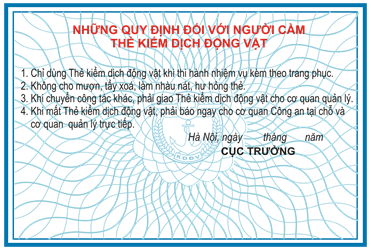Quyết định 48/2006/QĐ-BNN của Bộ Bộ Nông nghiệp và Phát triển nông thôn về việc ban hành quy định về trang phục, phù hiệu, cấp hiệu, biển hiệu, thẻ kiểm dịch động vật