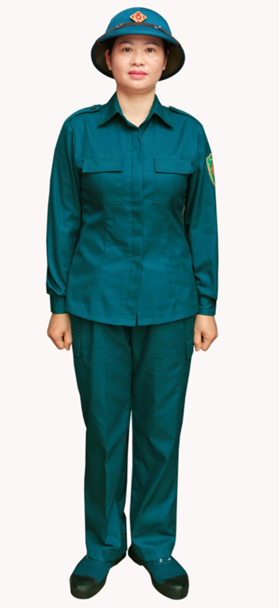 Thông tư 94/2021/TT-BQP của Bộ Quốc phòng về việc ban hành Tiêu chuẩn TCVN/QS 1822:2021, Trang phục Dân quân tự vệ