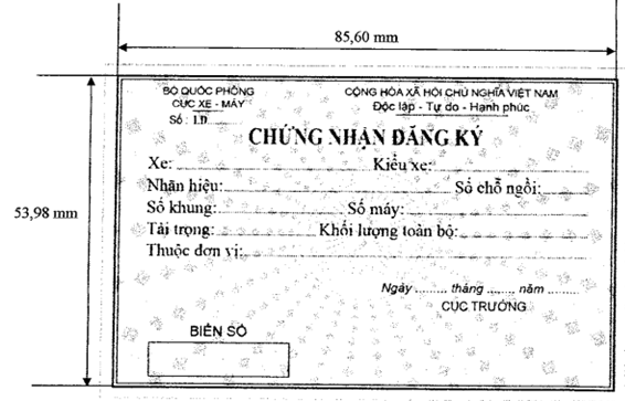 Thông tư 169/2021/TT-BQP của Bộ Quốc phòng quy định về đăng ký, quản lý, sử dụng xe cơ giới, xe máy chuyên dùng trong Bộ Quốc phòng