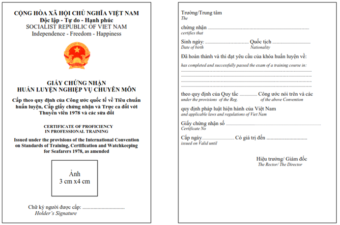 Thông tư 20/2023/TT-BGTVT của Bộ Giao thông Vận tải quy định về tiêu chuẩn chuyên môn, chứng chỉ chuyên môn, đào tạo, huấn luyện thuyền viên và định biên an toàn tối thiểu của tàu biển Việt Nam