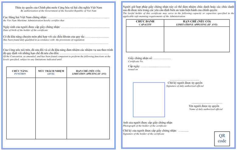 Thông tư 20/2023/TT-BGTVT của Bộ Giao thông Vận tải quy định về tiêu chuẩn chuyên môn, chứng chỉ chuyên môn, đào tạo, huấn luyện thuyền viên và định biên an toàn tối thiểu của tàu biển Việt Nam