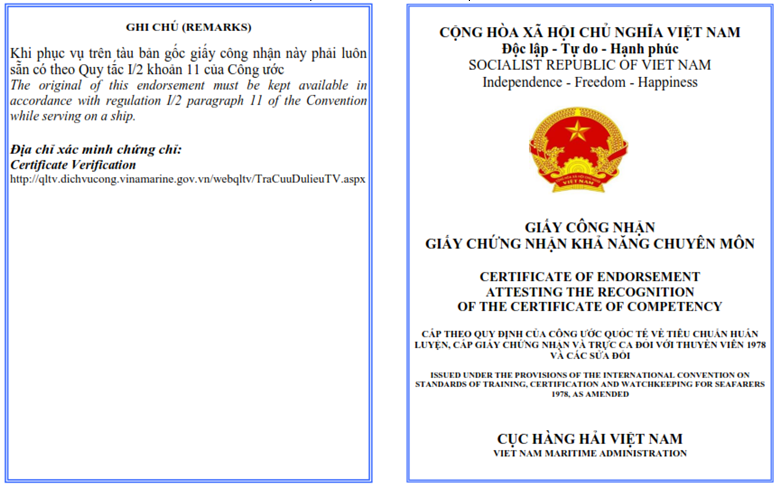 Thông tư 20/2023/TT-BGTVT của Bộ Giao thông Vận tải quy định về tiêu chuẩn chuyên môn, chứng chỉ chuyên môn, đào tạo, huấn luyện thuyền viên và định biên an toàn tối thiểu của tàu biển Việt Nam