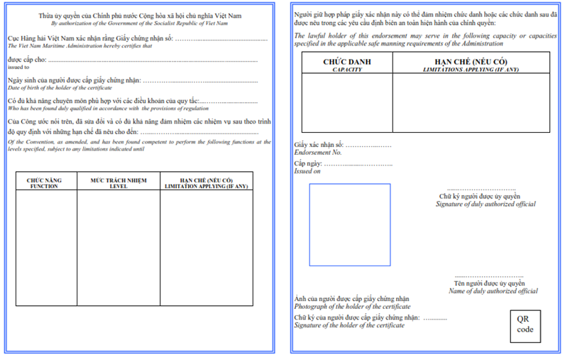 Thông tư 20/2023/TT-BGTVT của Bộ Giao thông Vận tải quy định về tiêu chuẩn chuyên môn, chứng chỉ chuyên môn, đào tạo, huấn luyện thuyền viên và định biên an toàn tối thiểu của tàu biển Việt Nam