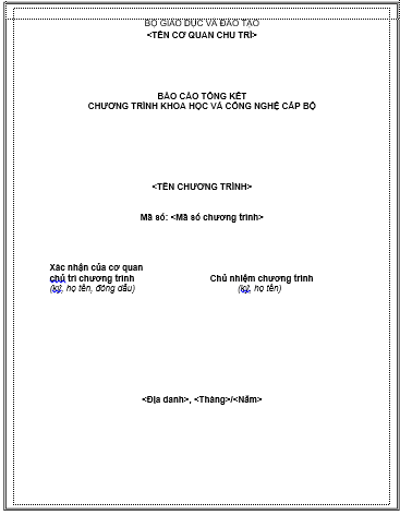 Thông tư 16/2012/TT-BGDĐT của Bộ Giáo dục và Đào tạo ban hành Quy định về quản lý chương trình khoa học và công nghệ cấp Bộ của Bộ Giáo dục và Đào tạo