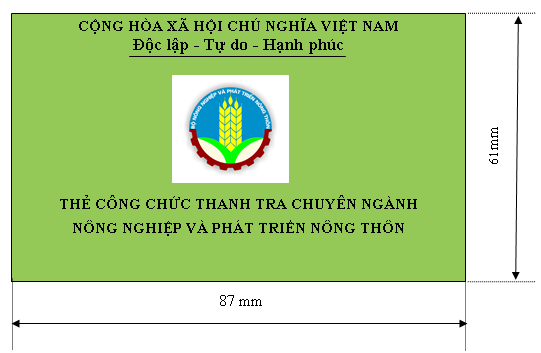 Thông tư 34/2013/TT-BNNPTNT của Bộ Nông nghiệp và Phát triển nông thôn hướng dẫn về bộ phận tham mưu; tiêu chuẩn, trang phục, thẻ của người được giao thực hiện nhiệm vụ thanh tra chuyên ngành nông nghiệp và phát triển nông thôn