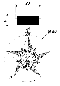 Nghị định 85/2014/NĐ-CP của Chính phủ về việc quy định mẫu huân chương, huy chương, huy hiệu, kỷ niệm chương; mẫu bằng, khung, hộp, cờ của các hình thức khen thưởng và danh hiệu thi đua; quản lý, cấp phát, cấp đổi, cấp lại, thu hồi hiện vật khen thưởng