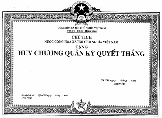 Nghị định 85/2014/NĐ-CP của Chính phủ về việc quy định mẫu huân chương, huy chương, huy hiệu, kỷ niệm chương; mẫu bằng, khung, hộp, cờ của các hình thức khen thưởng và danh hiệu thi đua; quản lý, cấp phát, cấp đổi, cấp lại, thu hồi hiện vật khen thưởng