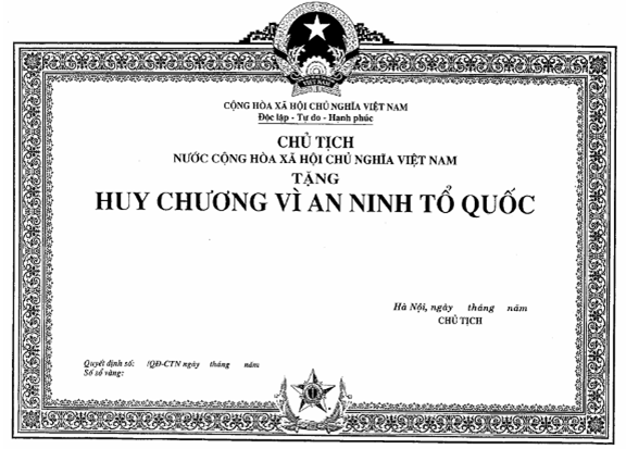 Nghị định 85/2014/NĐ-CP của Chính phủ về việc quy định mẫu huân chương, huy chương, huy hiệu, kỷ niệm chương; mẫu bằng, khung, hộp, cờ của các hình thức khen thưởng và danh hiệu thi đua; quản lý, cấp phát, cấp đổi, cấp lại, thu hồi hiện vật khen thưởng