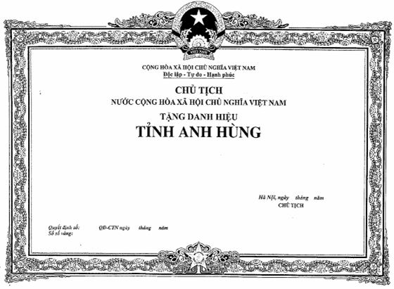 Nghị định 85/2014/NĐ-CP của Chính phủ về việc quy định mẫu huân chương, huy chương, huy hiệu, kỷ niệm chương; mẫu bằng, khung, hộp, cờ của các hình thức khen thưởng và danh hiệu thi đua; quản lý, cấp phát, cấp đổi, cấp lại, thu hồi hiện vật khen thưởng