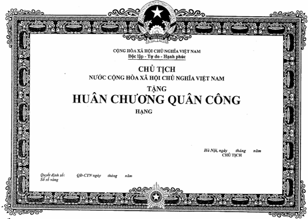 Nghị định 85/2014/NĐ-CP của Chính phủ về việc quy định mẫu huân chương, huy chương, huy hiệu, kỷ niệm chương; mẫu bằng, khung, hộp, cờ của các hình thức khen thưởng và danh hiệu thi đua; quản lý, cấp phát, cấp đổi, cấp lại, thu hồi hiện vật khen thưởng