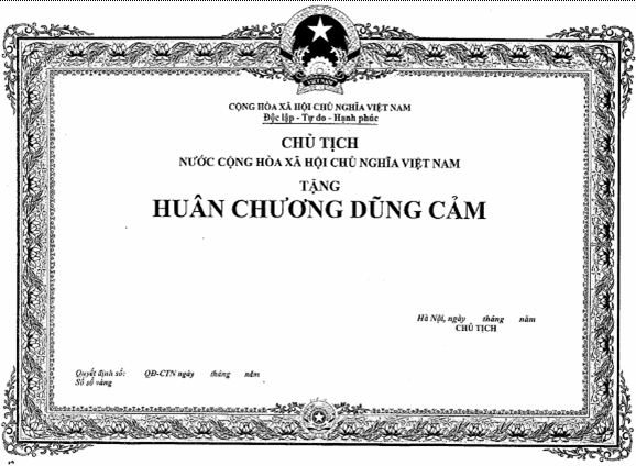 Nghị định 85/2014/NĐ-CP của Chính phủ về việc quy định mẫu huân chương, huy chương, huy hiệu, kỷ niệm chương; mẫu bằng, khung, hộp, cờ của các hình thức khen thưởng và danh hiệu thi đua; quản lý, cấp phát, cấp đổi, cấp lại, thu hồi hiện vật khen thưởng