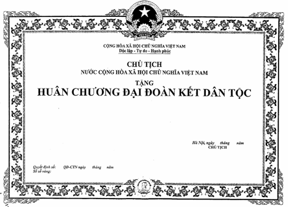 Nghị định 85/2014/NĐ-CP của Chính phủ về việc quy định mẫu huân chương, huy chương, huy hiệu, kỷ niệm chương; mẫu bằng, khung, hộp, cờ của các hình thức khen thưởng và danh hiệu thi đua; quản lý, cấp phát, cấp đổi, cấp lại, thu hồi hiện vật khen thưởng