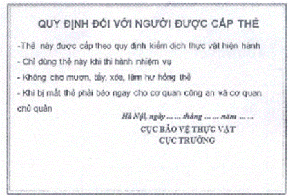 Thông tư 05/2015/TT-BNNPTNT của Bộ Nông nghiệp và Phát triển nông thôn quy định về trình tự, thủ tục cấp Giấy chứng nhận hành nghề xử lý vật thể thuộc diện kiểm dịch thực vật