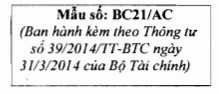 Thông tư 39/2014/TT-BTC của Bộ Tài chính về việc hướng dẫn thi hành Nghị định 51/2010/NĐ-CP ngày 14/05/2010 và Nghị định 04/2014/NĐ-CP ngày 17/01/2014 của Chính phủ quy định về hóa đơn bán hàng hóa, cung ứng dịch vụ
