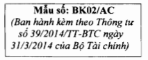 Thông tư 39/2014/TT-BTC của Bộ Tài chính về việc hướng dẫn thi hành Nghị định 51/2010/NĐ-CP ngày 14/05/2010 và Nghị định 04/2014/NĐ-CP ngày 17/01/2014 của Chính phủ quy định về hóa đơn bán hàng hóa, cung ứng dịch vụ