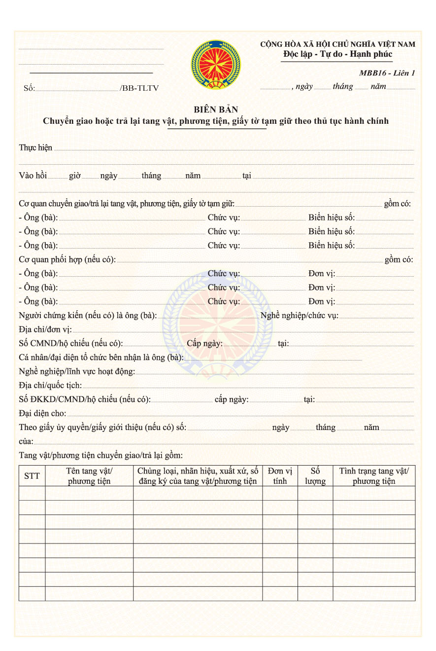 Thông tư 26/2013/TT-BCT của Bộ Công Thương quy định về mẫu biên bản, quyết định sử dụng trong hoạt động kiểm tra và xử phạt vi phạm hành chính của Quản lý thị trường