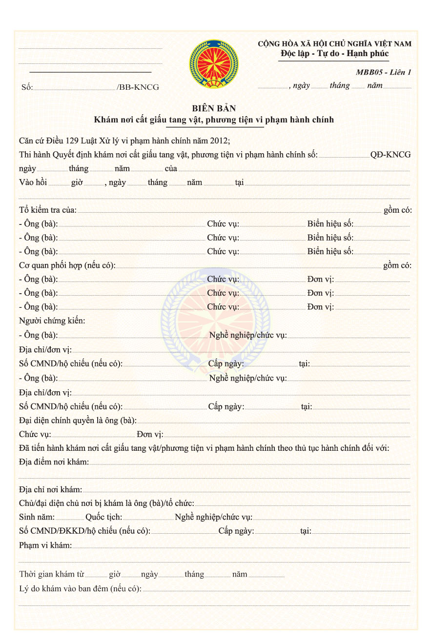 Thông tư 26/2013/TT-BCT của Bộ Công Thương quy định về mẫu biên bản, quyết định sử dụng trong hoạt động kiểm tra và xử phạt vi phạm hành chính của Quản lý thị trường