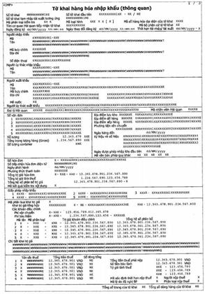 Quyết định 2628/QĐ-BTC của Bộ Tài chính về công bố thủ tục hành chính trong lĩnh vực hải quan thuộc phạm vi chức năng quản lý Nhà nước của Bộ Tài chính