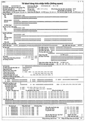 Quyết định 2628/QĐ-BTC của Bộ Tài chính về công bố thủ tục hành chính trong lĩnh vực hải quan thuộc phạm vi chức năng quản lý Nhà nước của Bộ Tài chính
