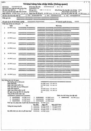 Quyết định 2628/QĐ-BTC của Bộ Tài chính về công bố thủ tục hành chính trong lĩnh vực hải quan thuộc phạm vi chức năng quản lý Nhà nước của Bộ Tài chính