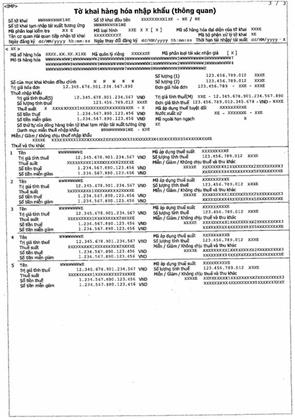 Quyết định 2628/QĐ-BTC của Bộ Tài chính về công bố thủ tục hành chính trong lĩnh vực hải quan thuộc phạm vi chức năng quản lý Nhà nước của Bộ Tài chính