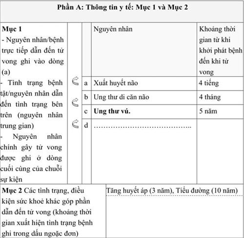 Thông tư 24/2020/TT-BYT của Bộ Y tế quy định về Phiếu chẩn đoán nguyên nhân tử vong, cấp Giấy báo tử và thống kê tử vong tại các cơ sở khám bệnh, chữa bệnh