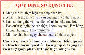 Thông tư 08/2017/TT-BTP của Bộ Tư pháp về việc quy định chi tiết một số điều của Luật Trợ giúp pháp lý và hướng dẫn giấy tờ trong hoạt động trợ giúp pháp lý