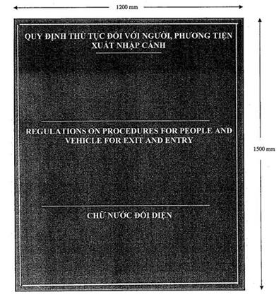 Thông tư 09/2016/TT-BQP của Bộ Quốc phòng về việc quy định chi tiết và hướng dẫn thi hành một số điều của Nghị định 112/2014/NĐ-CP ngày 21/11/2014 của Chính phủ quy định về quản lý cửa khẩu biên giới đất liền