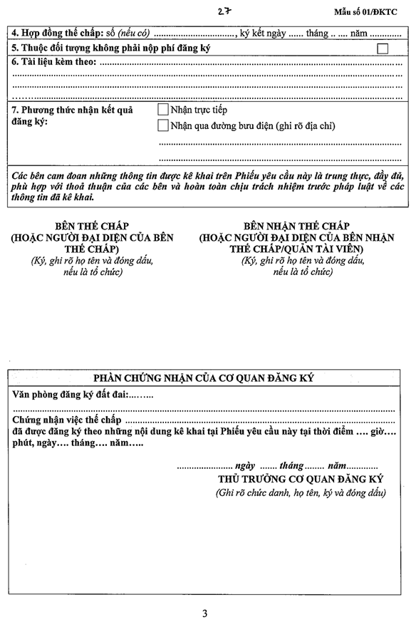Quyết định 1183/QĐ-BTP của Bộ Tư pháp về việc công bố thủ tục hành chính được sửa đổi, bổ sung trong lĩnh vực đăng ký biện pháp bảo đảm thuộc phạm vi chức năng quản lý của Bộ Tư pháp