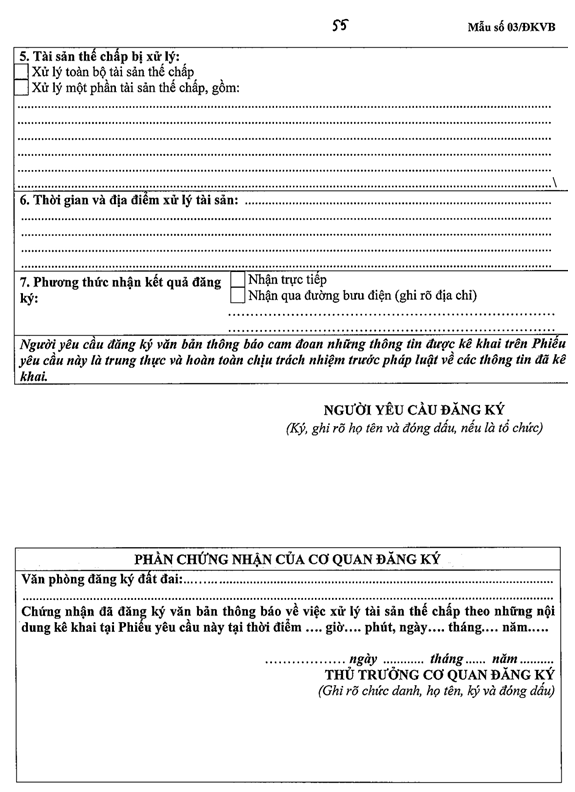 Quyết định 1183/QĐ-BTP của Bộ Tư pháp về việc công bố thủ tục hành chính được sửa đổi, bổ sung trong lĩnh vực đăng ký biện pháp bảo đảm thuộc phạm vi chức năng quản lý của Bộ Tư pháp