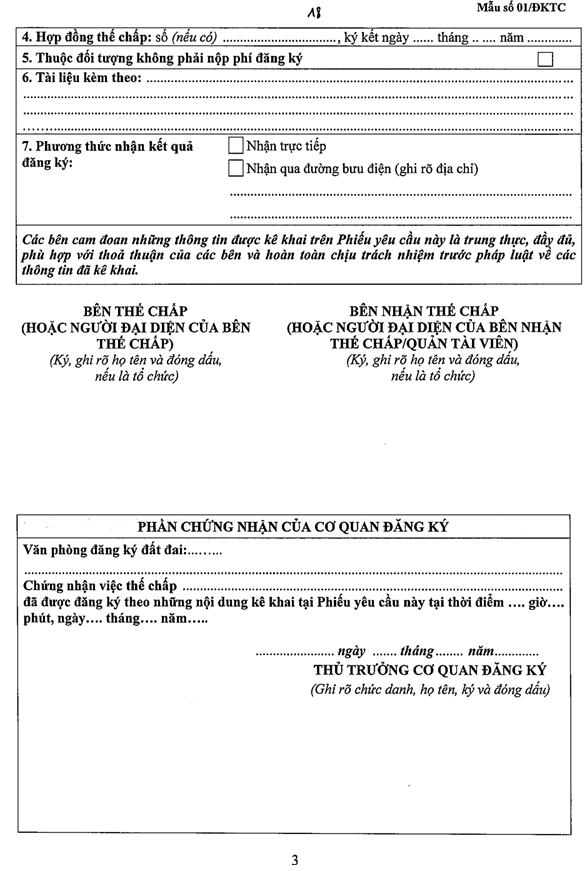 Quyết định 1183/QĐ-BTP của Bộ Tư pháp về việc công bố thủ tục hành chính được sửa đổi, bổ sung trong lĩnh vực đăng ký biện pháp bảo đảm thuộc phạm vi chức năng quản lý của Bộ Tư pháp