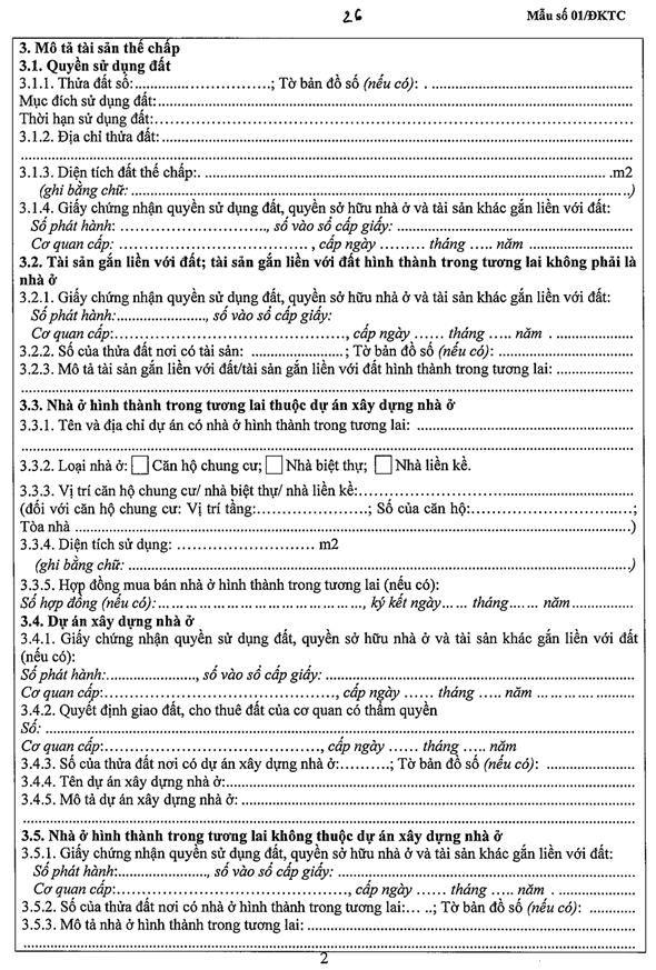 Quyết định 1183/QĐ-BTP của Bộ Tư pháp về việc công bố thủ tục hành chính được sửa đổi, bổ sung trong lĩnh vực đăng ký biện pháp bảo đảm thuộc phạm vi chức năng quản lý của Bộ Tư pháp