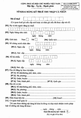 Thông tư 84/2008/TT-BTC của Bộ Tài chính về việc hướng dẫn thi hành một số điều của Luật Thuế thu nhập cá nhân và hướng dẫn Nghị định số 100/2008/NĐ-CP ngày 08/9/2008 của Chính phủ quy định chi tiết một số điều của Luật Thuế thu nhập cá nhân