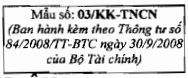 Thông tư 84/2008/TT-BTC của Bộ Tài chính về việc hướng dẫn thi hành một số điều của Luật Thuế thu nhập cá nhân và hướng dẫn Nghị định số 100/2008/NĐ-CP ngày 08/9/2008 của Chính phủ quy định chi tiết một số điều của Luật Thuế thu nhập cá nhân