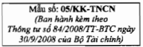 Thông tư 84/2008/TT-BTC của Bộ Tài chính về việc hướng dẫn thi hành một số điều của Luật Thuế thu nhập cá nhân và hướng dẫn Nghị định số 100/2008/NĐ-CP ngày 08/9/2008 của Chính phủ quy định chi tiết một số điều của Luật Thuế thu nhập cá nhân
