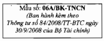 Thông tư 84/2008/TT-BTC của Bộ Tài chính về việc hướng dẫn thi hành một số điều của Luật Thuế thu nhập cá nhân và hướng dẫn Nghị định số 100/2008/NĐ-CP ngày 08/9/2008 của Chính phủ quy định chi tiết một số điều của Luật Thuế thu nhập cá nhân