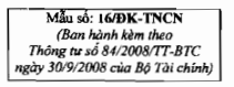 Thông tư 84/2008/TT-BTC của Bộ Tài chính về việc hướng dẫn thi hành một số điều của Luật Thuế thu nhập cá nhân và hướng dẫn Nghị định số 100/2008/NĐ-CP ngày 08/9/2008 của Chính phủ quy định chi tiết một số điều của Luật Thuế thu nhập cá nhân