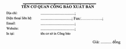 Thông tư 01/2017/TT-VPCP của Văn phòng Chính phủ về việc hướng dẫn thực hiện quy định về Công báo tại Nghị định 34/2016/NĐ-CP ngày 14/05/2016 của Chính phủ quy định chi tiết một số điều và biện pháp thi hành Luật Ban hành văn bản quy phạm pháp luật