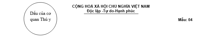 Thông tư 09/2016/TT-BNNPTNT của Bộ Nông nghiệp và Phát triển nông thôn về việc quy định kiểm soát giết mổ và kiểm tra vệ sinh thú y