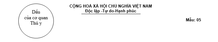Thông tư 09/2016/TT-BNNPTNT của Bộ Nông nghiệp và Phát triển nông thôn về việc quy định kiểm soát giết mổ và kiểm tra vệ sinh thú y