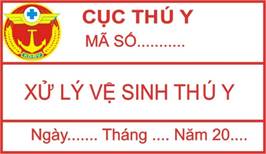 Thông tư 09/2016/TT-BNNPTNT của Bộ Nông nghiệp và Phát triển nông thôn về việc quy định kiểm soát giết mổ và kiểm tra vệ sinh thú y