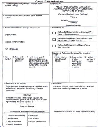 Thông tư 19/2020/TT-BCT của Bộ Công Thương về việc sửa đổi, bổ sung các Thông tư quy định thực hiện Quy tắc xuất xứ hàng hóa trong Hiệp định Thương mại hàng hóa ASEAN