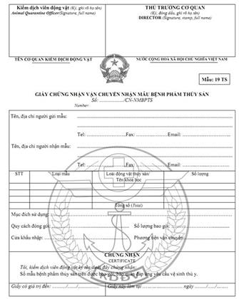 Quyết định 3117/QĐ-BNN-TY của Bộ Nông nghiệp và Phát triển nông thôn về việc công bố thủ tục hành chính được sửa đổi, bổ sung, bãi bỏ lĩnh vực thú y thuộc phạm vi chức năng quản lý của Bộ Nông nghiệp và Phát triển nông thôn