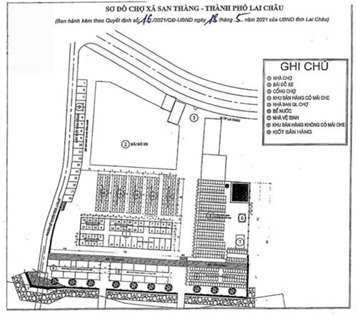 Quyết định 16/2021/QĐ-UBND của Ủy ban nhân dân tỉnh Lai Châu về việc ban hành giá dịch vụ sử dụng diện tích bàn hàng tại chợ trên địa bàn tỉnh Lai Châu