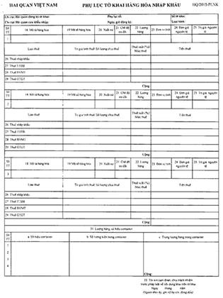 Quyết định 2065/QĐ-BTC của Bộ Tài chính về việc công bố thủ tục hành chính mới, thủ tục hành chính được sửa đổi, bổ sung, bị bãi bỏ trong lĩnh vực hải quan thuộc phạm vi chức năng quản lý Nhà nước của Bộ Tài chính