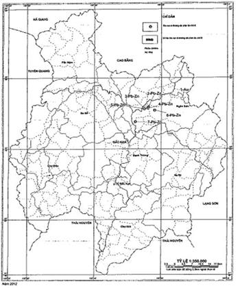 Quyết định 1236/QĐ-BTNMT của Bộ Tài nguyên và Môi trường về việc phê duyệt kết quả khoanh định các khu vực có khoáng sản phân tán, nhỏ lẻ - Đợt 1 năm 2013