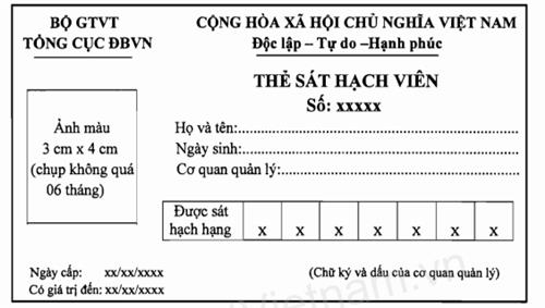 Thông tư 12/2017/TT-BGTVT của Bộ Giao thông Vận tải quy định về đào tạo, sát hạch, cấp giấy phép lái xe cơ giới đường bộ