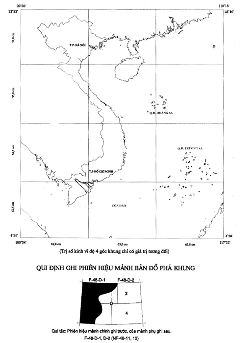 Quyết định 09/2006/QĐ-BTNMT của Bộ Tài nguyên và Môi trường ban hành Quy phạm thành lập và chế in bản đồ địa hình tỷ lệ 1: 250.000, 1: 500.000 và 1: 1.000.000